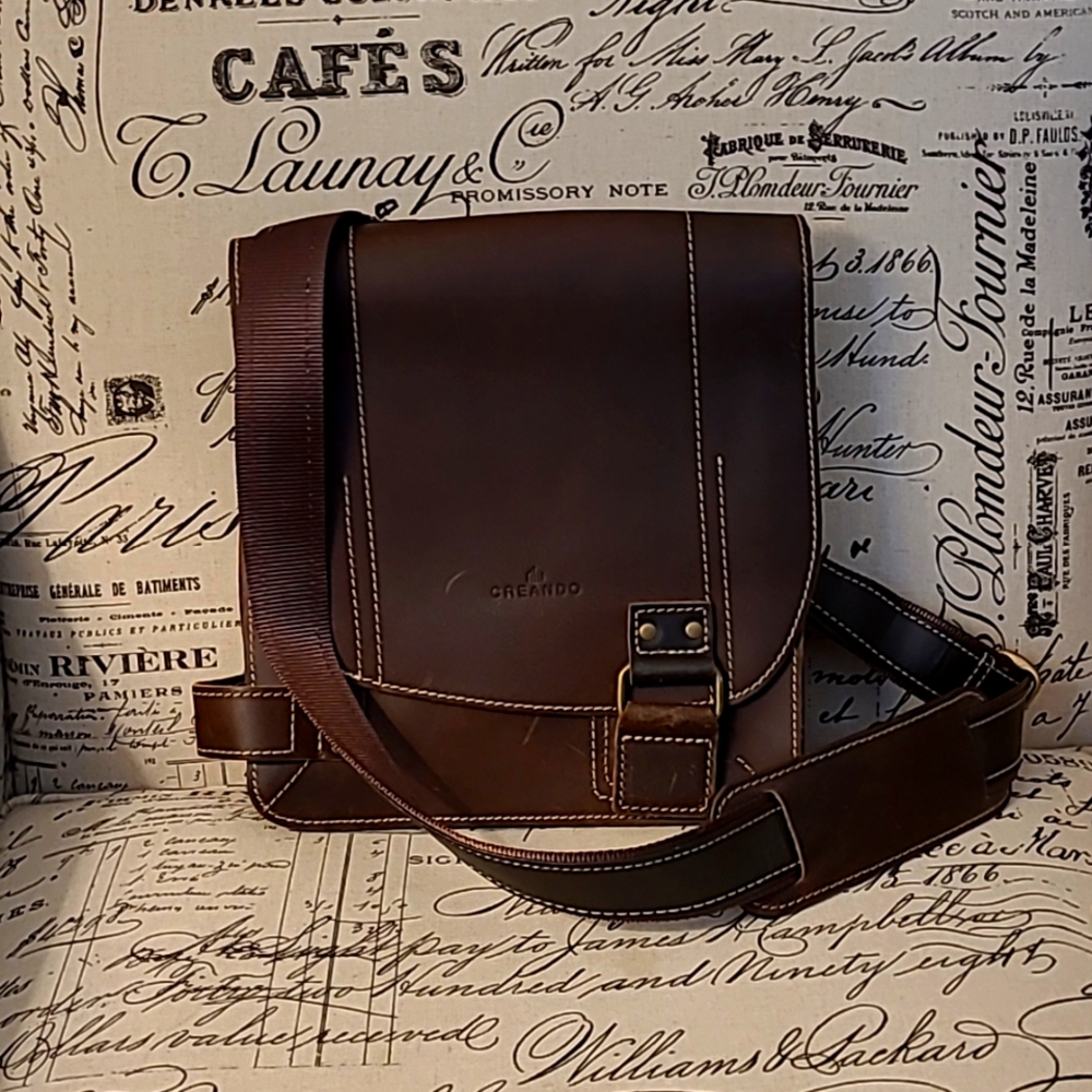 Leather Messenger Bag